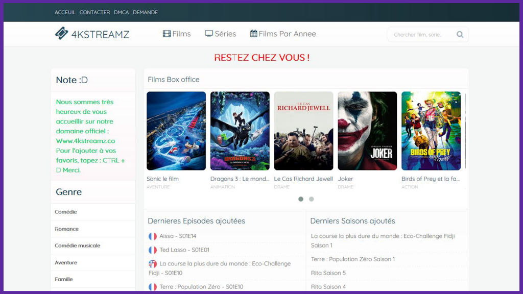 Site de streaming