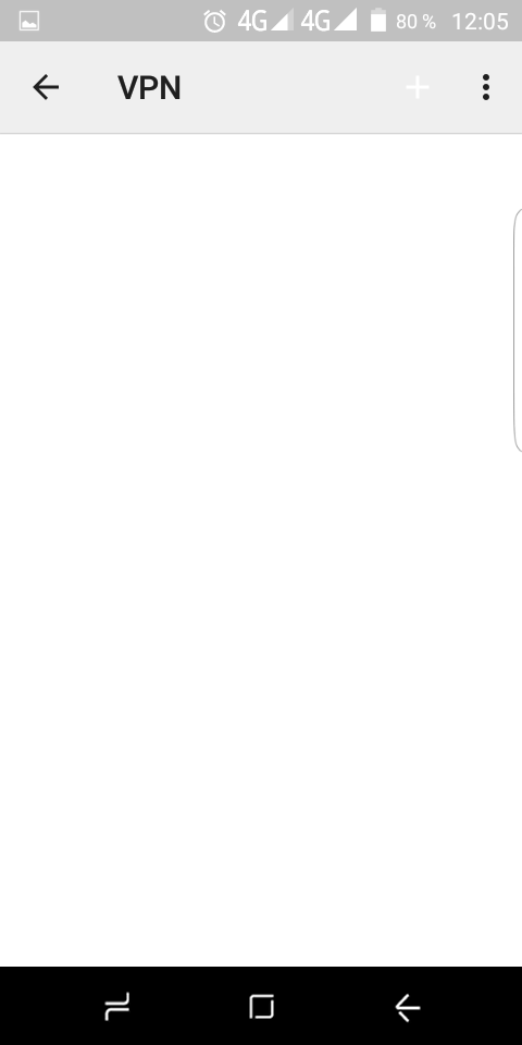 Paramètres des VPN sur Android Paramètres des VPN sur Android