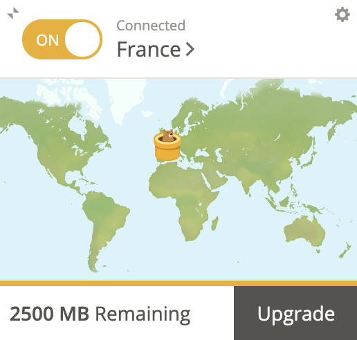 Serveur France Tunnel Bear- packvpn