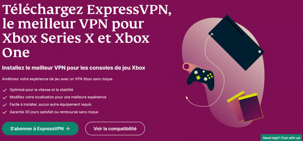 Expressvpn- VPN pour la Xbox series