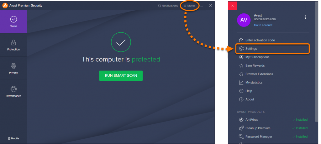 Qu’est-ce que Avast ? Comment me protège cet antivirus ? Avis, Caractéristiques techniques, Interface, Tarif de Avast Ultimate et Premium 