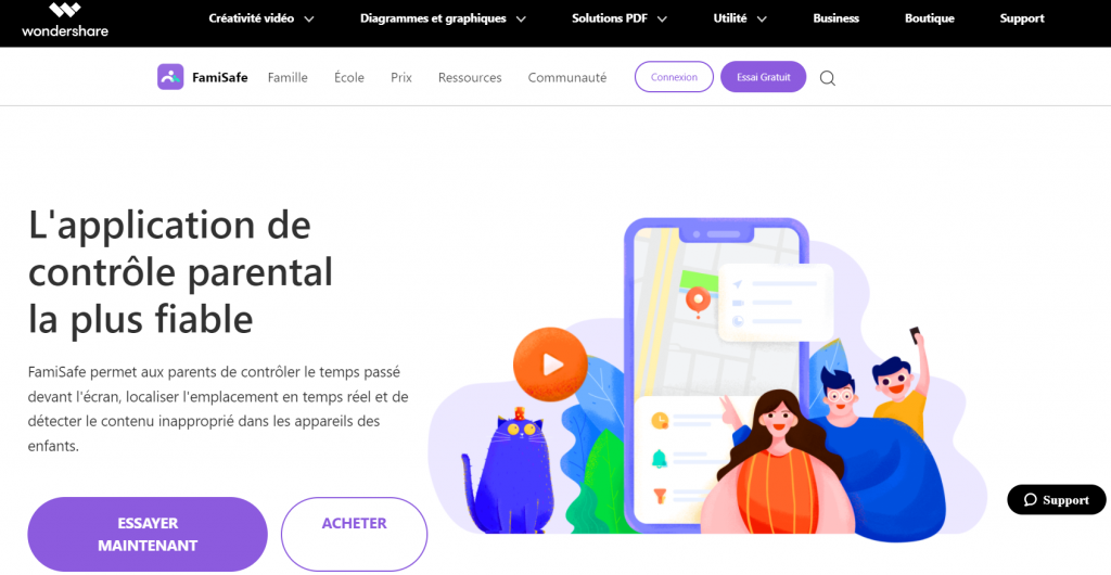 Famisafe outil contrôle parentale