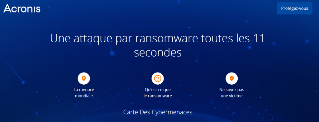 Acronis anti-ransomware gratuit