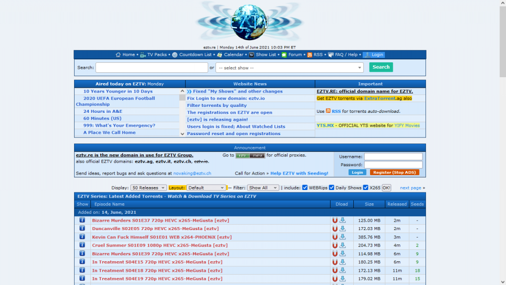 Torrent EZTV